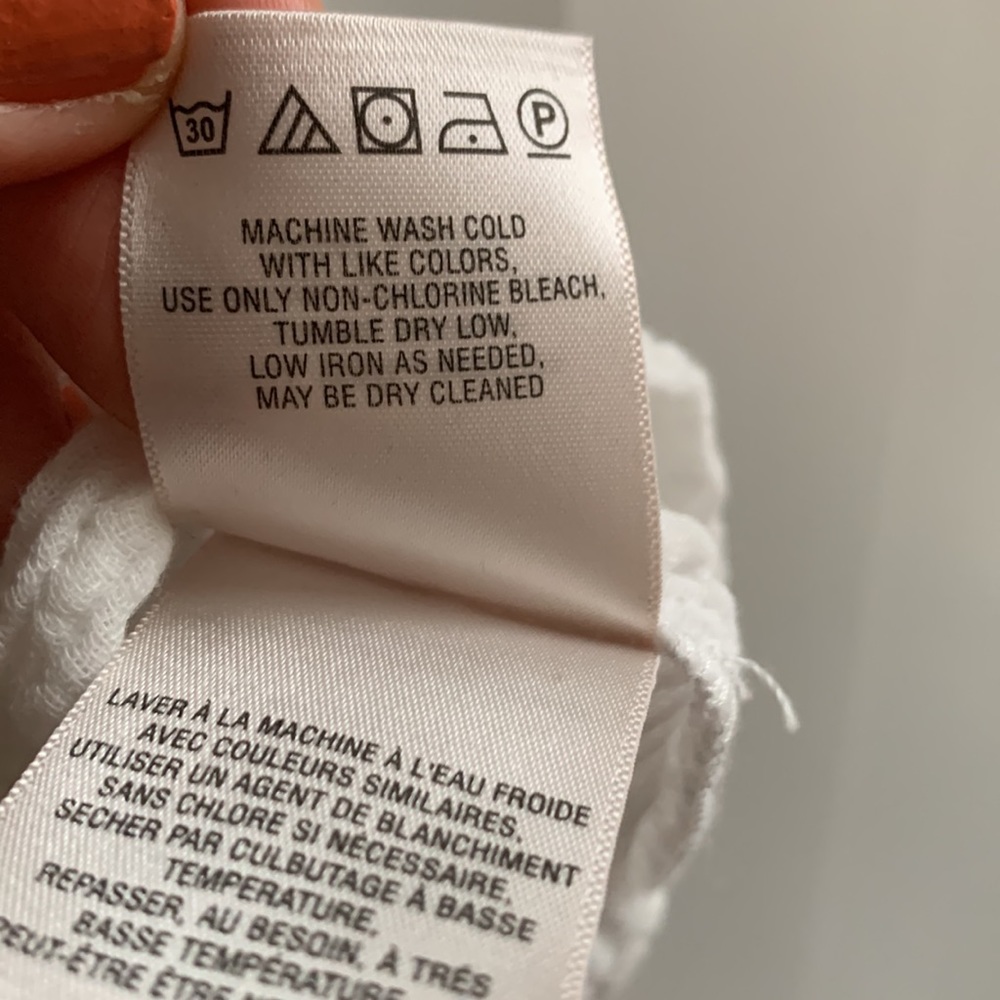 Anthropologie postmark blue striped off the shoulder shirt - Picture 7 of 7